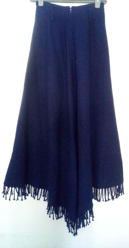 Kelso, Warm Blanket Skirt  in Blue Size 10