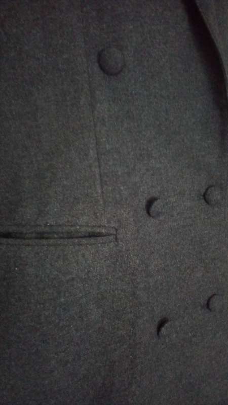 Lovely Warm Grey Wool Mix Skirt Suit Size 12