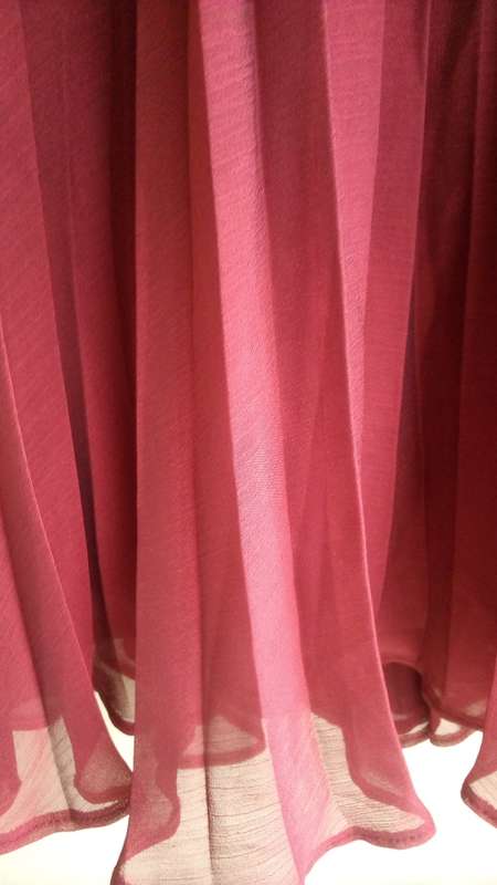 Lovely Burgundy Pleated Skirt Size Medium
