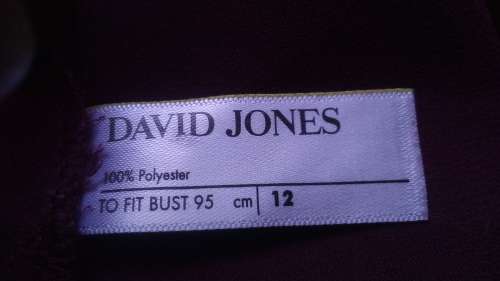 Womens Classy Smart Shirt in Burgundy by David Jones Size 12