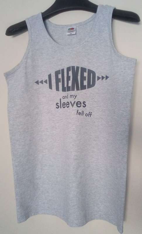 Mens Fun Vest Top Size Medium