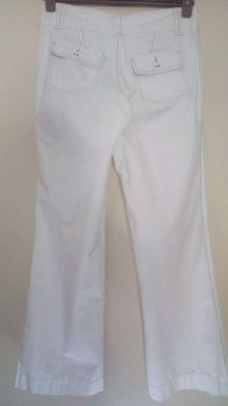 White Canvas Pants by Woolworths Siize 10