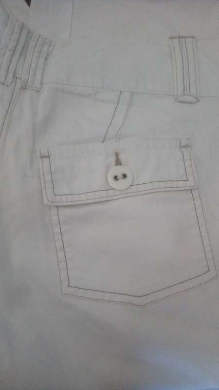 White Canvas Pants by Woolworths Siize 10