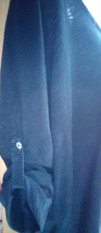 Black Flared Top by Real Clothing Size Large