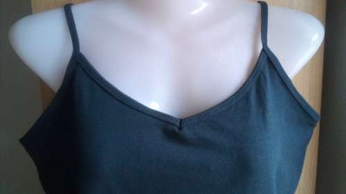 Navy Blue Camisole Top by Real Clothing New with Tags Size Large