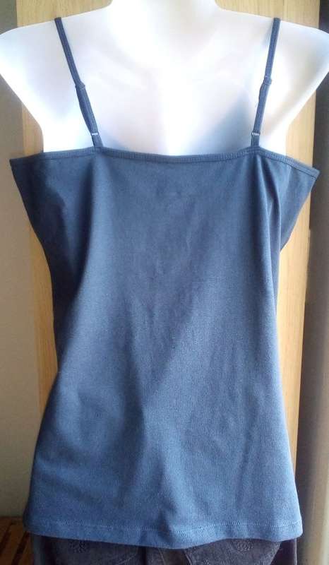 Navy Blue Camisole Top by Real Clothing New with Tags Size Large