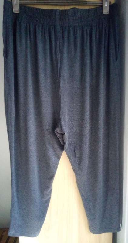 Grey Pants, Yoga, Harem Genie Style, Size Large