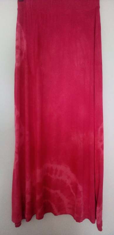 Full length Skirt, Pink Tie Dye by Freedom Size Medium Boho, Hippy, Festival Vibes