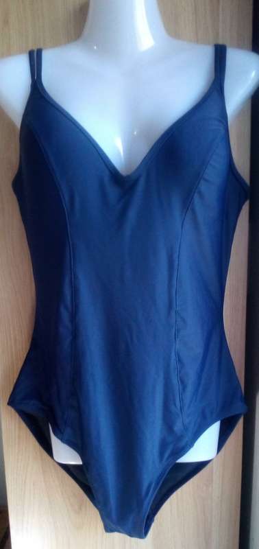 David Jones Classic Navy Blue Onepiece Swimsuit Size 16