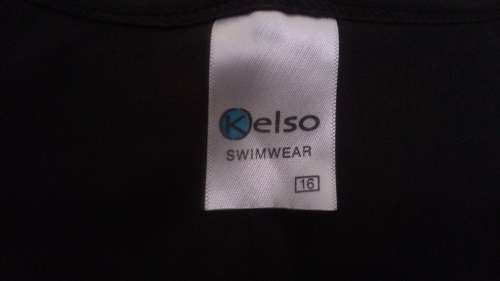 Kelso Stunning One Piece Swimsuit ,with Gorgeous Plunging neckline, Size 16