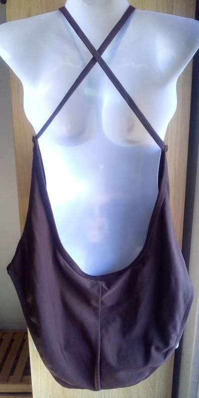 Kelso Stunning One Piece Swimsuit ,with Gorgeous Plunging neckline, Size 16