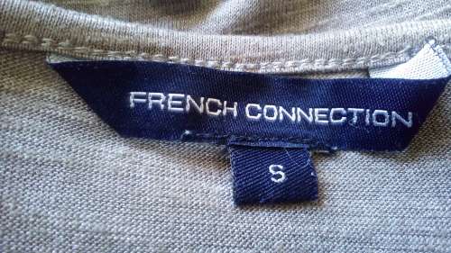Flattering Top With Cowl Neck in Brown by French Connection Size Small. From Office to Evening Out