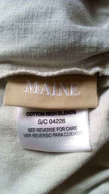 Classy Beige Linen Look Shorts by Maine Size XL