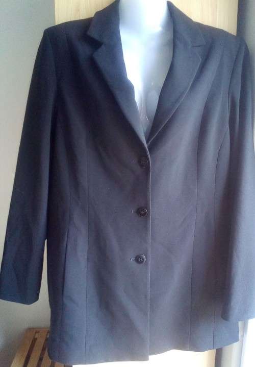 Lovely Black Jacket By Woolworths Size 12 Smart Career Wear