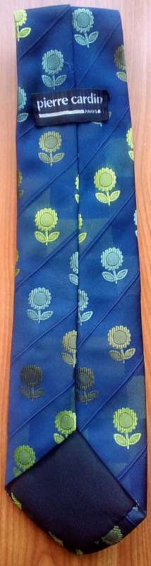 Mens Tie with Flower Design By Pierre Cardin Paris