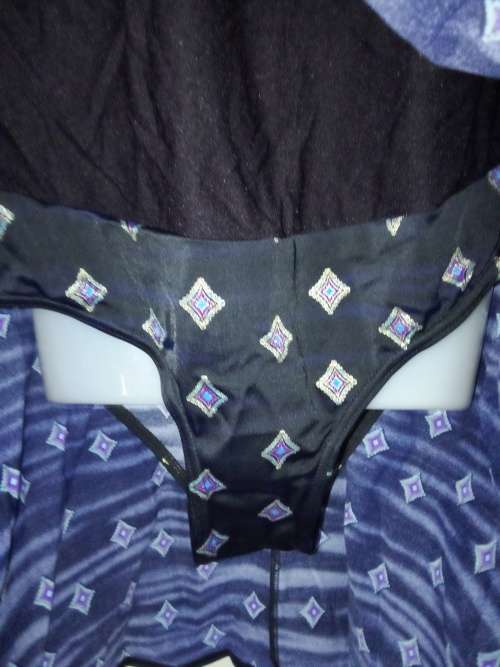 Swimsuit Dress Navy Blue Plus size 46