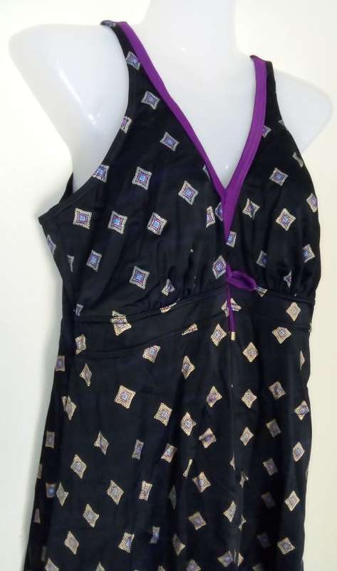 Swimsuit Dress Navy Blue Plus size 46