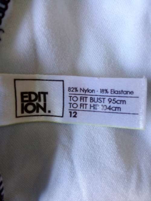 Strappy Swimsuit with Tropical Print by Edition Size 12
