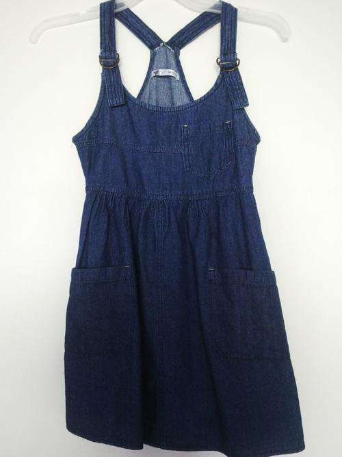 Girls Denim Pinafore dress Age 11- 12