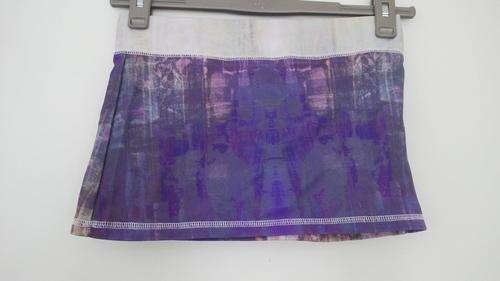 Micro Skirt, Purple Tie Dye by Freedom Size Small