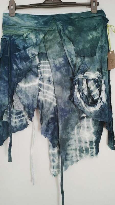 Green Wrap Pixie / Hippy skirt by Freedom