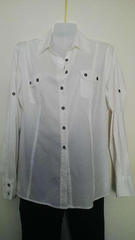 Awesome White Fitted Shirt By Re Jeans Woolworths Size 14