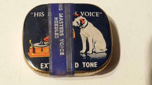 His Masters Voice Gramophone Needles.Blue. Sealed. Original.