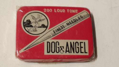 Dog & Angel Gramophone needles. Sealed. Original.