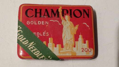 Champion Gold Gramophone needles. Sealed. Original.