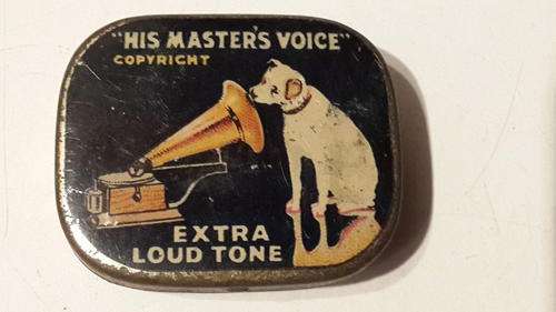 His Masters Voice Gramophone Needles.Black