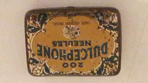 Dulcephone Gramophone Needle Tin - Empty