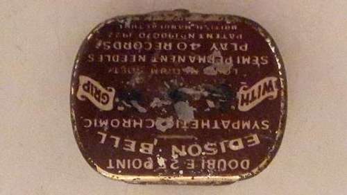 Edison Bell Gramophone Needle Tin - Empty