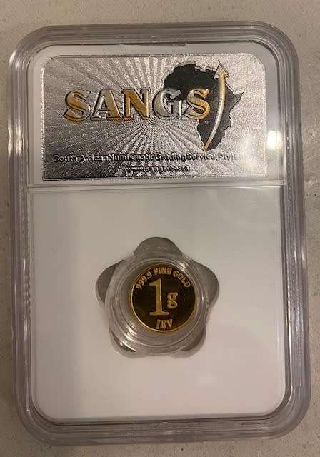 PF63 Graded * 24ct Gold * 1g Minted Bitcoin * 999.9 Fine Gold