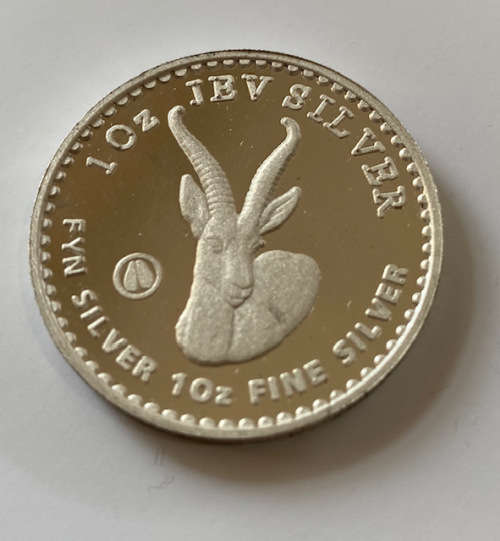 1 oz Fine Silver South African Medallion