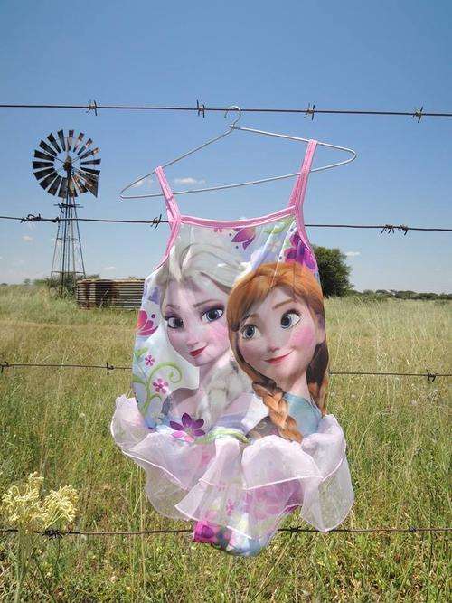 Stunning Frozen Girls Tutu Swimwear