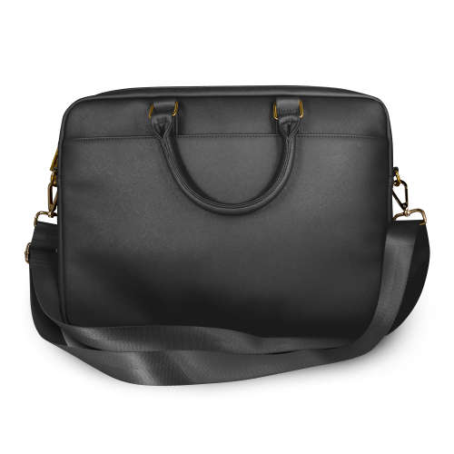 Guess Saffiano Look Laptop Bag Black 15"