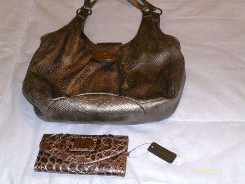 Combo Nine West Handbag plus New Guess Wallet with tags