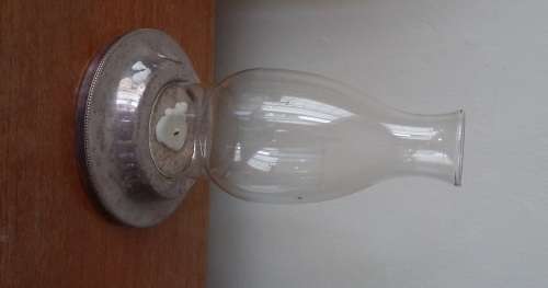 Candle glass lamp
