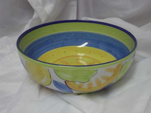Pretty hand painted ceramic bowl