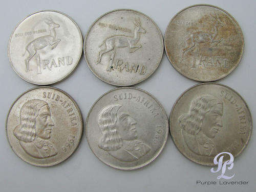 For Muntfin Only_1966 _ R1 Coin _ Lot of 6