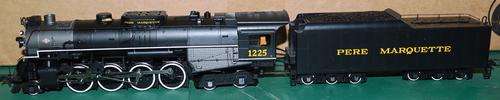 STEAM LOCOMOTIVE - 2-8-4 BERKSHIRE WITH TENDER - DCC [PERE MARQUETTE]