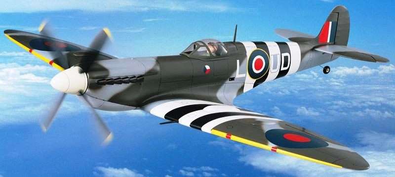 TOP FLITE SPITFIRE 61 to 91 Mk IX GOLD EDITION R/C KIT WITH ACCESSORIES