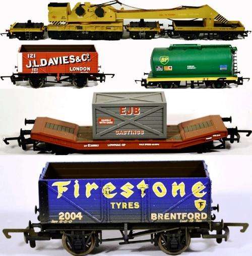 RAILWAY ROLLING STOCK - 19 ITEM CARGO PACKAGE PER PHOTOS