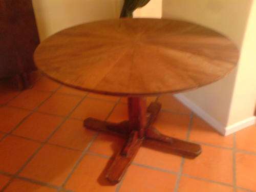round wooden table