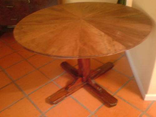 round wooden table