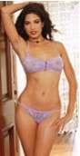Sexy lacy Lilac bra and panty set