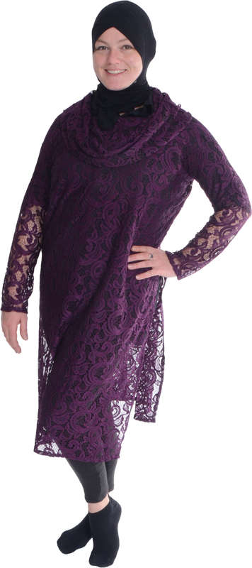 Purple Lace Top