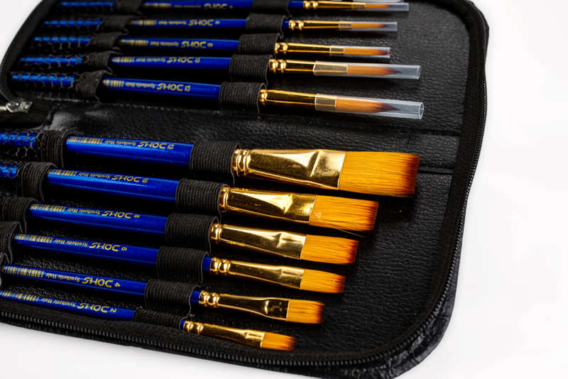 Doms Artistic Brush 6 Round / 6 Flat