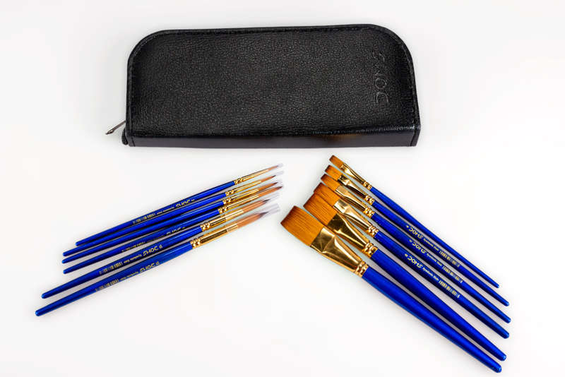 Doms Artistic Brush 6 Round / 6 Flat