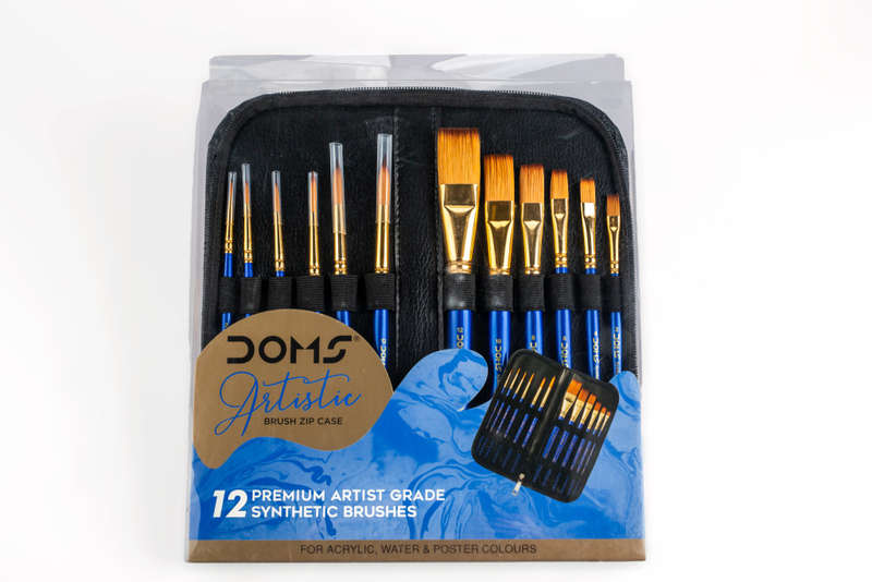 Doms Artistic Brush 6 Round / 6 Flat